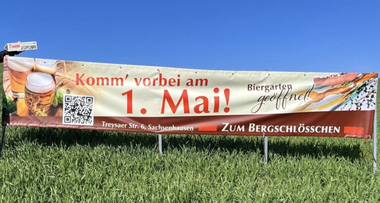 Safe the date!! Biergarten Saisoneröffnung für den nächsten Sommer am 01. Mai 2026